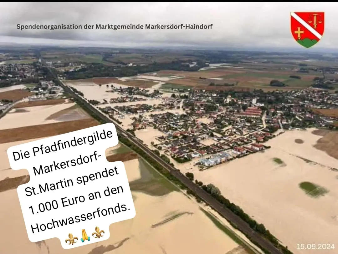 Gilde spendet an den Hochwasserfonds Gilde spendet an den Hochwasserfonds
